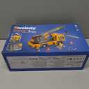 Large Crane Truck Toy with Extendable Crane Arm, Lights & Siren Sounds, Assemble & DIY Truck Engineering Vehicle Toy for Boys Girls Christmas Birthday Gifts Kids Toys for 3 4 5 6 7 8 Years Old