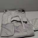 Toddler Airplane Travel Bed, Airplane Seat Extender for Kids, Plane Must Have for Toddlers, Baby Travel Essentials for Flying, Portable Travel Bag Foot Rest for Flights(Grey)