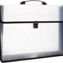 12x16.5 Portfolio A3 PP Plastic Transparent Oxford Cloth Edge Waterproof Black 1 Pack