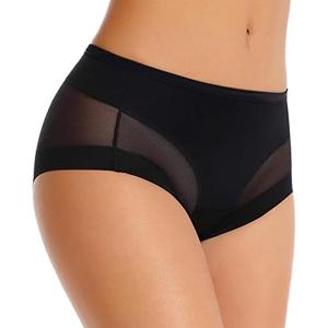 WOWENY Tummy Control Panties for Women Seamless Butt Lifter Briefs Comfy Body Shaper Shapewear Sexy Underwear, 2 Piece, M