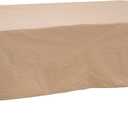 Protective Covers Weatherproof Table Cover, 72 Inch x 76 Inch, Oval/Rectangle Table, Tan - 1150-TN