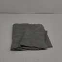 PONY DANCE Dark Grey Sheer Curtains for Kitchen Windows - Short Small Curtains Privacy with Light Filtering for Kitchen/Nursery Rod Pocket & Back Tab Semi Sheer Linen Drapes, W52 x L54, 2 Panels (52"W x 54"L (Pack of 2))