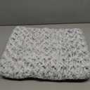 KSIIA Washable Dog Bed Deluxe Plush Dog Crate Beds Comfy Kennel Pad Anti-Slip Pet Sleeping Mat for Large, Jumbo, Medium, Small Dogs Breeds, 21" x 13", Gray (Grey)