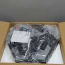 Black Ceiling Fans with Lights and Remote, Industrial Fandelier Ceiling Fan with Light for Bedroom, Farmhouse Bedroom Ceiling Fan with Light with Black Cage for Kitchen,Living Room (16.5INCH BLACK)