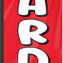 Yard Sale Feather Flag for Business Advertising 6 FT Swooper Flag for Storefronts Retailers Shops Food Trucks Events and Fairs (Flagpole Not Included)
