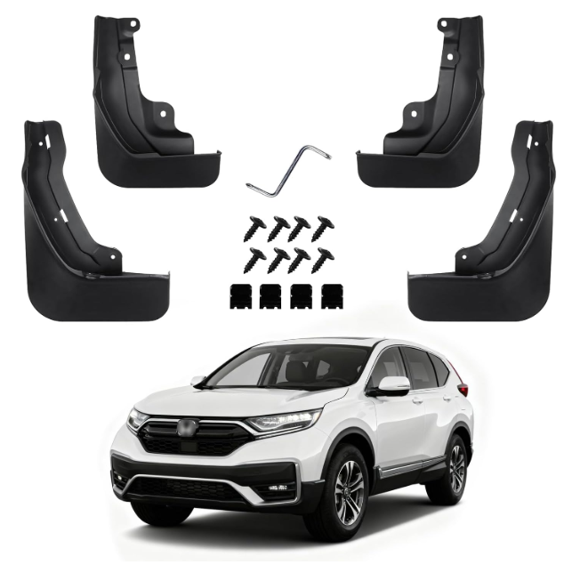JLBMMLY Mud Flaps Compatible with 2026 2025 2024 2023 Honda CRV Accessories Splash Guards All Weather Fender Guard Mudguards Sediment Protection No Need to Drill Holes(Not for Hybrid)