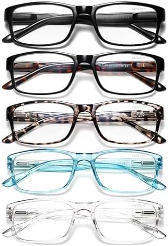 Gaoye Reading Glasses Men/Women, Eyeglasses, Blue Light Readers for Men/Women, Computer Eye Glasses, Cheaters 4.0 x
