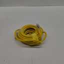 HUANCHAIN 12/3 Gauge Heavy Duty Outdoor Extension Cord 25 ft Waterproof with Lighted end, Flexible Cold-Resistant 3 Prong Electric Cord Outside, 15Amp 1875W 12AWG SJTW, Yellow, ETL