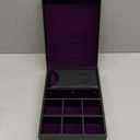 DND Dice Tray and Dice Tower with Storage, 3 in 1 Dice Rolling Tray with Lid, Portable Dice Box Storage, DND dice Holder for Dungeons and Dragons D&D RPG MTG Table Games - Purple