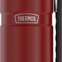 THERMOS Stainless King Vacuum-Insulated Beverage Bottle, 40 Ounce, Rustic Red