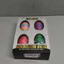 3D Printed Dragon Eggs with Dragon Inside – Fantasy Tabletop Decor, 3D Printing Toys for Kids & Adults – Unique Desktop Decoration & Collectible – Christmas Ornament & Stocking Stuffers (4 Pack)