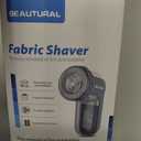 BEAUTURAL Fabric Shaver and Lint Remover, Sweater Defuzzer with 2-Speeds, 2 Replaceable Stainless Steel Blades, Battery Operated, Remove Clothes Fuzz, Lint Balls, Pills, Bobbles Gray
