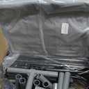 50 x 50 inch Baby Playpen with Mat Small Playpen for Babies and Toddlers Baby Fence Playards (Dark Gray + Mat)