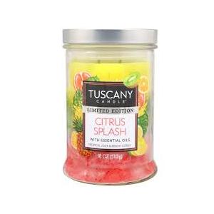 Tuscany Candle Citrus Splash Long-Lasting Scented Jar Candle, 18 oz