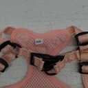 BELLA & PAL Adjustable Step-in Dog Harness, Puppy No-Pull Vest with Leash Set for XS/Small & Medium Dog, Breathable All-Weather Mesh, Reflective Strip, Secure Hook & Loop, Buckle Closure (XS (chest: 13-16"), Pink)