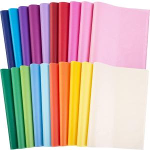 Shindel 330 Sheets Tissue Paper, 14x10 Inch Multicolor Wrapping Tissue Paper for Gift Bags DIY Crafts Birthday Wedding Holidays Decor 20 Colors