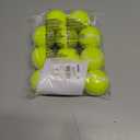 Nobleza Dog Tennis Balls 12 Pack, 2.5 Floatable Squeaky Tennis Ball for Small Medium Dogs, Training Safe Natural Rubber Squeaky Dog Balls for Dogs to Fetch Exercise, Yellow