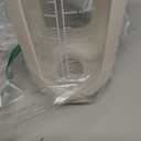 64 oz Glass Water Bottles with Straw Half Gallon Large Motivational Water Bottle with Time Marker Sports Water Bottles with Silicone Sleeve and Handle Lid Water Jug for Gym Workout (White)