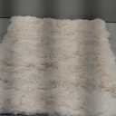 Cat Blanket for Indoor Cats Ultra Soft Plush Faux Fur Kitten Blankets Machine Washable Reversible Pet Throw Protector for Couch Furniture 21"X 18" White