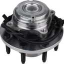 KUSATEC 515020 Front Wheel Bearing and Hub Assembly Compatible with Ford F250/Super Duty, F350/Super Duty 1999-2002, Ford Excursion 2000-2005, 8 Lug Bolts