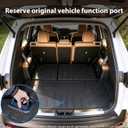 PWY Cargo Mat Trunk Liner with Backrest Mats, Fit for 2024 2025 2026 2027 Toyota Grand Highlander, All Weather Waterproof TPE Rear Cargo Tray