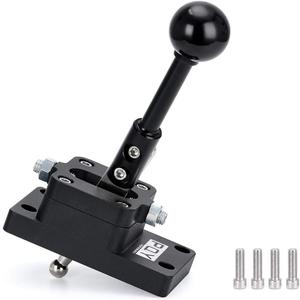 T56 6-Speed Short Throw Shifter w/Base Shift Knob Billet Compatible with Camaro/Firebird F-Body LS1 93-02 Black