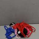 Justgoo Womens Lace G-String Thongs Panties Underwear Low Rise T-Back Underpants Pack of 1-5 (Small)