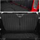 Custom for 2007-2018 Jeep Wrangler JK 2 Door Floor Mats & Trunk Cargo Liner & Backrest Mat TPE All Weather Car Liners Accessories (for 2007-2018 Jeep Wrangler JK 2 Door Full Set)