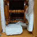 Nagina International Wooden Hand Crafted Ship Wheel Table Home Decor (12 Inches)