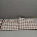 Outdoor Picnic Blankets Waterproof Foldable, Large Beach Blanket Sandproof, Gingham Picnic Mat Cute Washable Portable (Brown, 60"80") (5' x 6'8" (Rectangular))