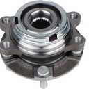 KUSATEC 513310 Front Wheel Bearing and Hub Assembly Compatible with Nissan Quest 2004 2005 2006 2007 2008 2009, Murano 2003-2007, 5 Lug Bolts w/ABS