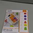 9 PCS Sensory Plug Outlet for Toddlers 2-3, Power Strip Montessori Toys for 18+ Months, Busy Board with Light & Sounds, Airplane Car Travel Toys Gift for Baby