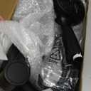 Rain Shower Head with Handheld High Pressure rainfall Shower Heads with Handheld Spray Combo Adjustable one-piece stand daul shower head Built-in Magnetic Docking and Power Jets (Black)