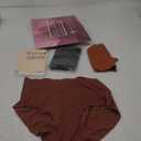 Kalapa Womens Underwear Seamless Full Coverage Breathable Briefs No Show Silky Stretch High Waisted Ladies Panties 6 Pack M