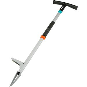 Gardena (03518 - Weed Puller Remover Tool, Heavy Duty Stand-Up Garden Hand Weeder, Easy Weed Removal, Built-in Ejector, Long Handle for Outdoor Use. Weeding Claw.
