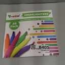 V-Opitos 30 Pack Highlighters in 6 Assorted Colors, No Bleed, Bright With Soft Chisel Tips, Ideal for Office and School Supplies