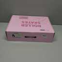 Adjustable Kids Roller Skates for Girls Boys with Light Up Wheels Skates for Kids Ages 6-12, Toddler 3-5, Youth and Women Beginners Indoor and Outdoor (Rose Red / Pink)