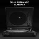 Victrola Automatic Fully Automatic Bluetooth Turntable Audio Technica ATN3600L Cartridge, 2-Speed Vinyl Record Player, Aluminum Platter, Switchable Preamp, Repeat Mode, Dust Cover (Black)
