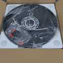 Black Flush Mount Ceiling Light Fixtures, 2-Light Ceiling Mount for Farmhouse with Seeded Glass Lampshade, Industrial Flush Mount Light Fixture Farmhouse for Hallway, Kitchen, Entryway and Foyer