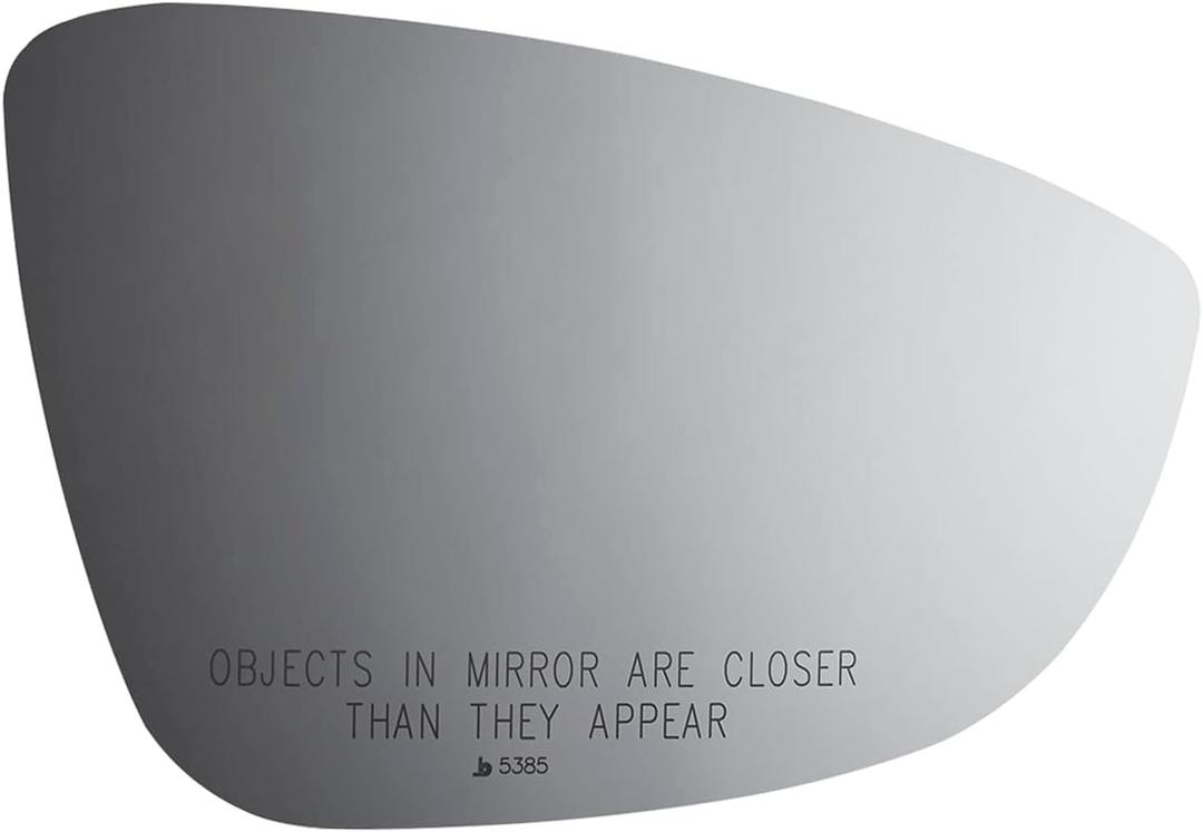 Burco 5385 Convex Passenger Side Power Replacement Mirror Glass (Mount Not Included) Compatible with 09-16 Volkswagen CC 2009-2016 Volkswagen Eos 12-15 Volkswagen Jetta 13-16 Volkswagen Passat