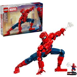 LEGO Marvel Spider-Man Hero Figure - Super Hero Building Toy for Boys & Girls, Ages 12+ - Posable Kids Bedroom, Bookshelf or Desk Decor - Gift for Birthdays - 76346