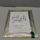 Gold Floating Picture Frame Wedding Signs - Please Sign Our Guest Book - 10x8 Place Card/Menu Holder