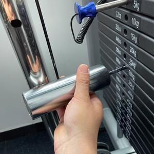 Magnetic Gym Stacked Weight Pin Cable Machine Weight Plate Extender (Length 80mm/3.15inch Diameter 10mm/0.39inch)