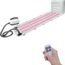 Electric Bubble Massage Mat with Pillow for Bathtub - Portable Spa Bubble Bath Massager, 6-Speed Adjustable Jet Spa & Remote Control, 13 Suction Cups, 74 Air Jets for Full-Body Relaxation