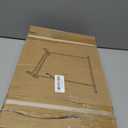 Clothing Rack, 55.51 Inch Heavy Duty Clothes Rack Rolling Garment Rack with Wheels and Bottom Shelf, 130LB Capacity Clothes Racks for Hanging Clothes, Coats, Shirts, Sweaters, Skirts, Black (Single)