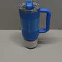 STANLEY Quencher ProTour Flip Straw Tumbler with Leakproof Lid | Built-In Straw & Handle | Cupholder Compatible for Travel | Insulated Stainless Steel Cup | BPA-Free (30 Ounces, Azure Fade)