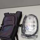 Rave Hydration Backpack  Anti-Theft Festival Hydration Pack with 1.5L Leakproof TPU Bladder  Slim, Insulated Water Pack with Secret Pockets & Breathable Back  for Raves, Music Festivals, EDC