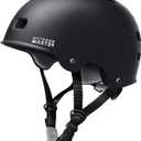 OutdoorMaster Skateboard Cycling Helmet - Two Removable Liners Ventilation Multi-Sport Scooter Roller Skate Inline Skating Rollerblading for Kids, Youth & Adults (X-Small, Black)