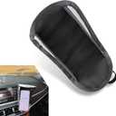 Cell Phone Sun Shade, Heat Insulation Anti-glare Portable Center Console Navigation Sun Protection Cover, Universal for All Smartphones and Most Vehicles (Black)