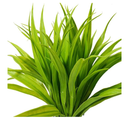 Artificial Fake Grass Plants Faux Grass Outdoor UV Resistant Fake Bushes Artificial Shrubs Plastic Plant (Green)